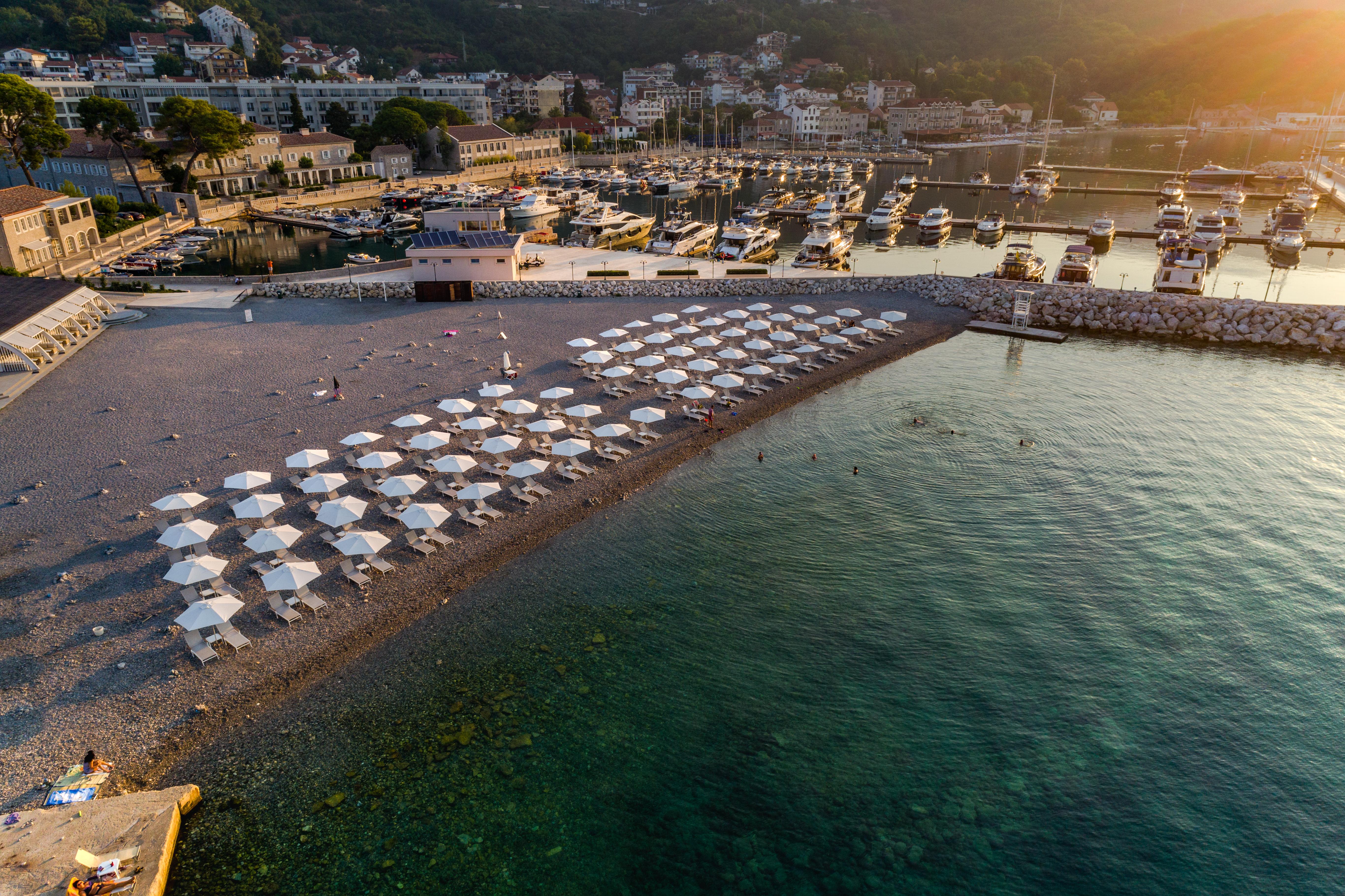 Lazure Hotel & Marina Herceg Novi Bagian luar foto